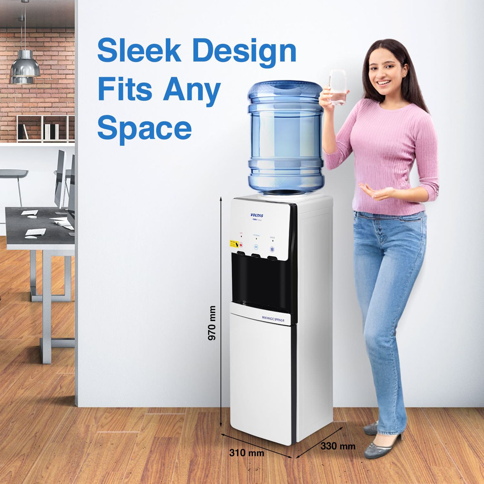 Buy VOLTAS Minimagic Spring RV Plus Hot, Cold & Normal Top Load